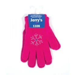 Jerry's 1108 Snowflake Crystal Mini Gloves -Ice Skating Gear 1108 Snowflake Gloves Fuchsia 600x600 67321.1582137513