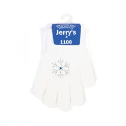 Jerry's 1108 Snowflake Crystal Mini Gloves -Ice Skating Gear 1108 Snowflake White 600x600 97445.1582137514