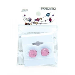 Jerry's 1285 Swarovski Crystal Stud Earrings -Ice Skating Gear 1285 Crystal Pink Swarovski Earrings 600x600 22710.1582052180