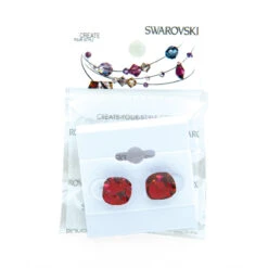 Jerry's 1285 Swarovski Crystal Stud Earrings -Ice Skating Gear 1285 Ruby red Swarovski Crystal Earrings 25641.1582052181