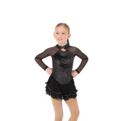 Jerrys 179 Shimmer Dress -Ice Skating Gear 179BlackFront 72118.1680634523