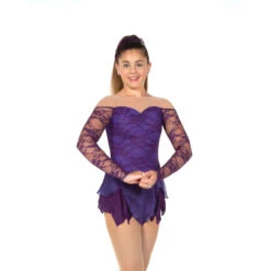 Jerrys 41 Botanical Lace Dress -Ice Skating Gear 41PurpleLotusFront 92320.1679507553