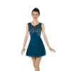 Jerrys 50 Twist Of Teal Dress -Ice Skating Gear 50Front 08799.1679511385
