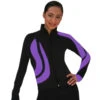 Chloe Noel J26 Purple Swirls Jacket- Adult Small -Ice Skating Gear J26 purple 33668.1689724399
