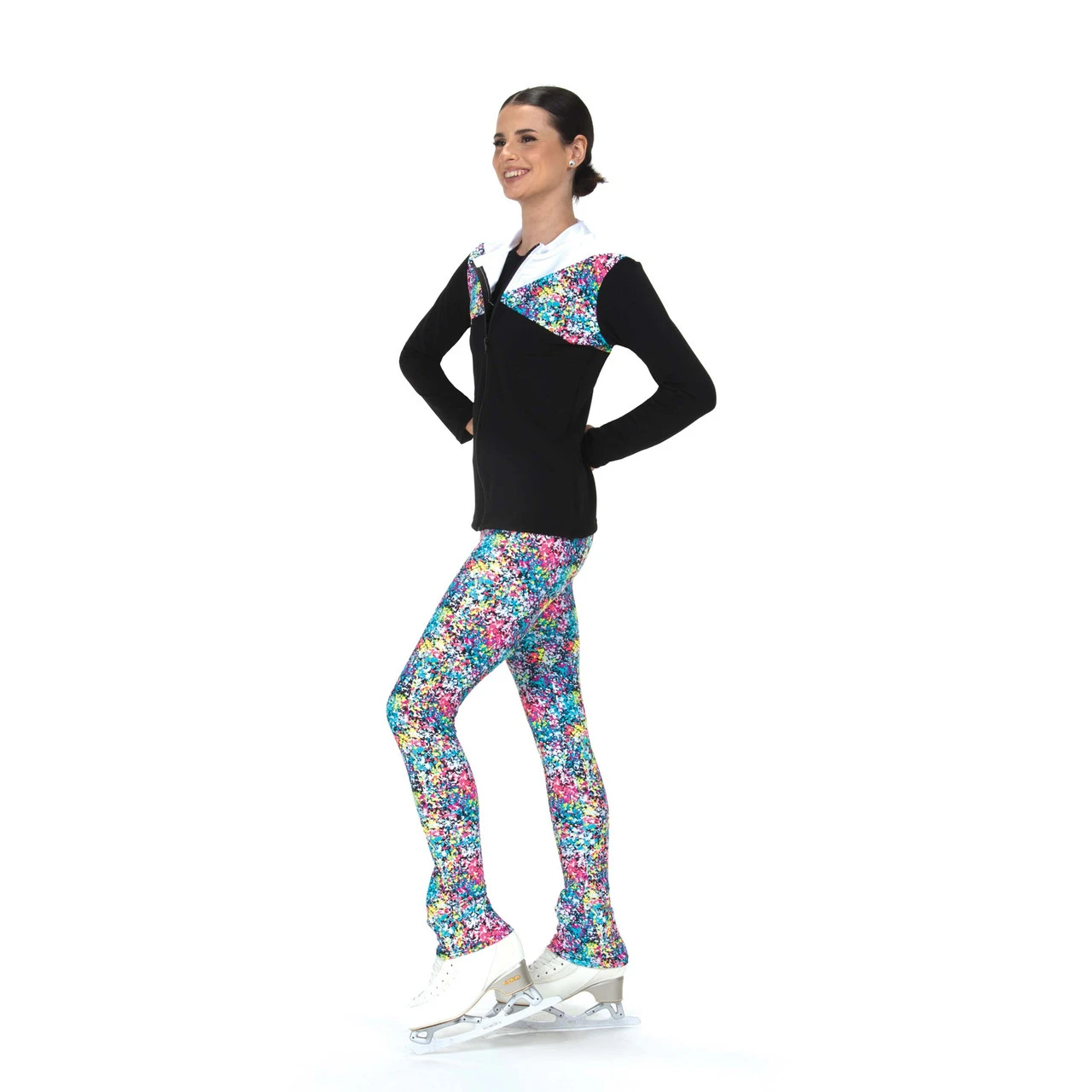 Jerry's S126 Colour Crackle Print Leggings 4 Jerry's S126 Colour Crackle Print Leggings - Image 2